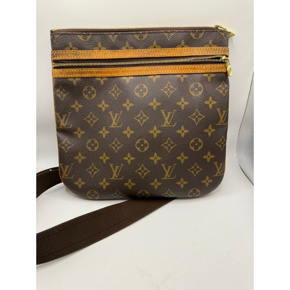 Louis Vuitton Monogram Pochette Bosphore Shoulder Bag with Adjustable Strap